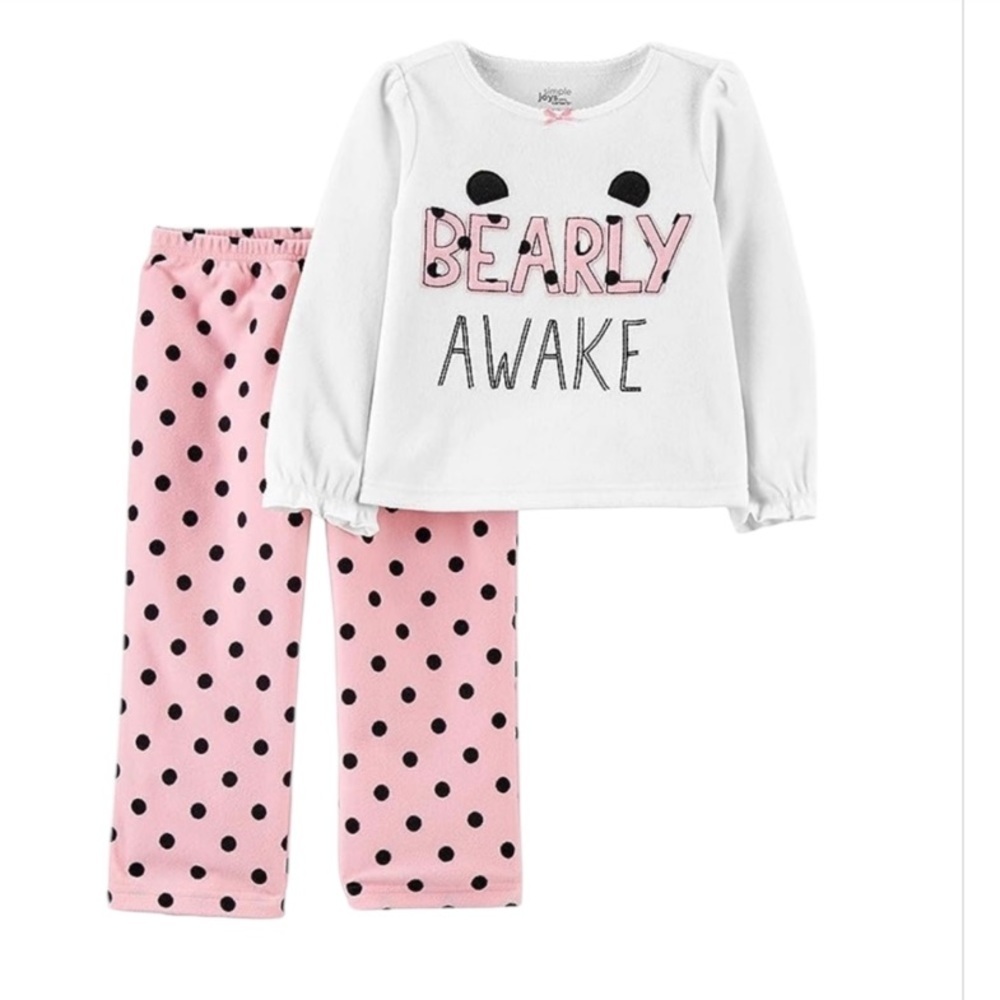 SIMPLE JOYS plush pajama set